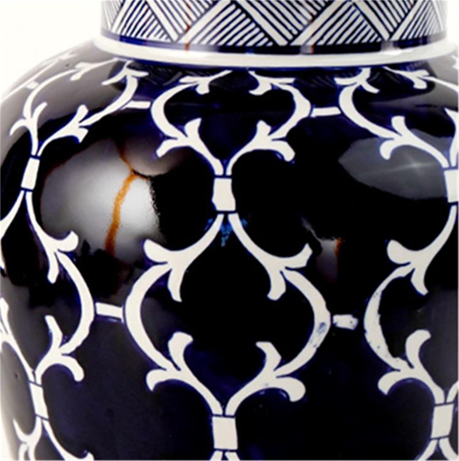 未使用☆唐津焼 西岡小十 小次郎窯 壺 絵唐津 花瓶 共箱付 昭和レトロ